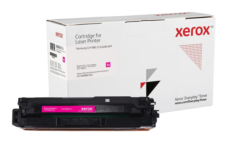 Everyday by Xerox Compatible Samsung CLTM506L Magenta Toner, High Capacity, Remanufactured, CLT-M506L