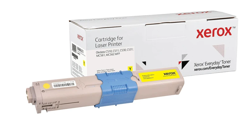 Everyday by Xerox Yellow Toner compatible with OKI 44469722, High Capacity