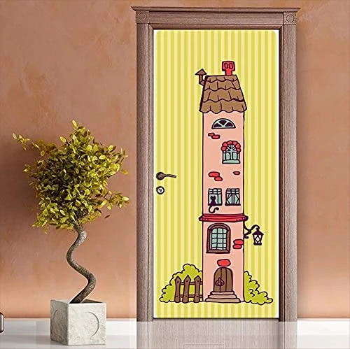 Homemania DP-104 Children's House Sticker - Multi-Coloured Vinyl