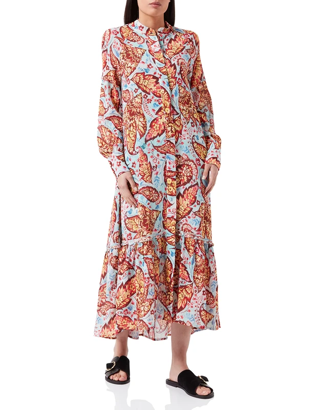 REPLAY Women's W9715 Dress, 10 Multicolour, XS