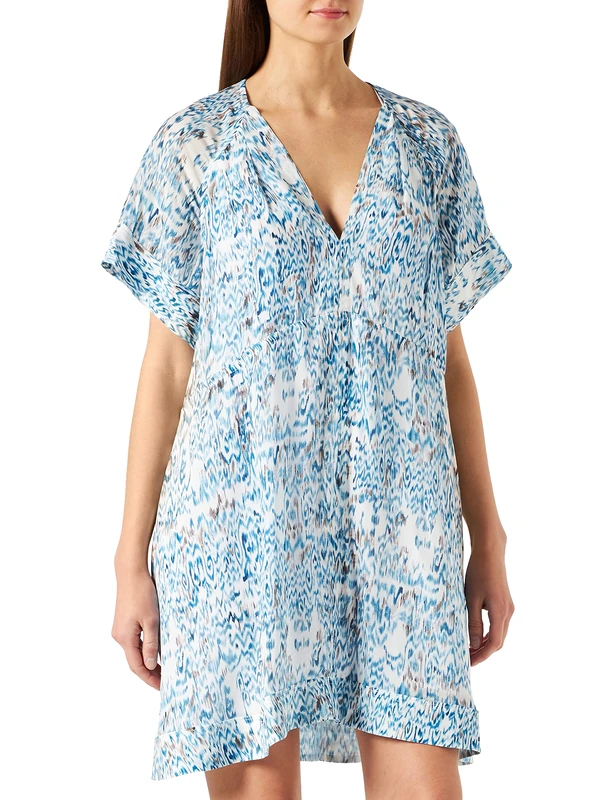 REPLAY Women's W9729 Dress, 10 Multicolour, S