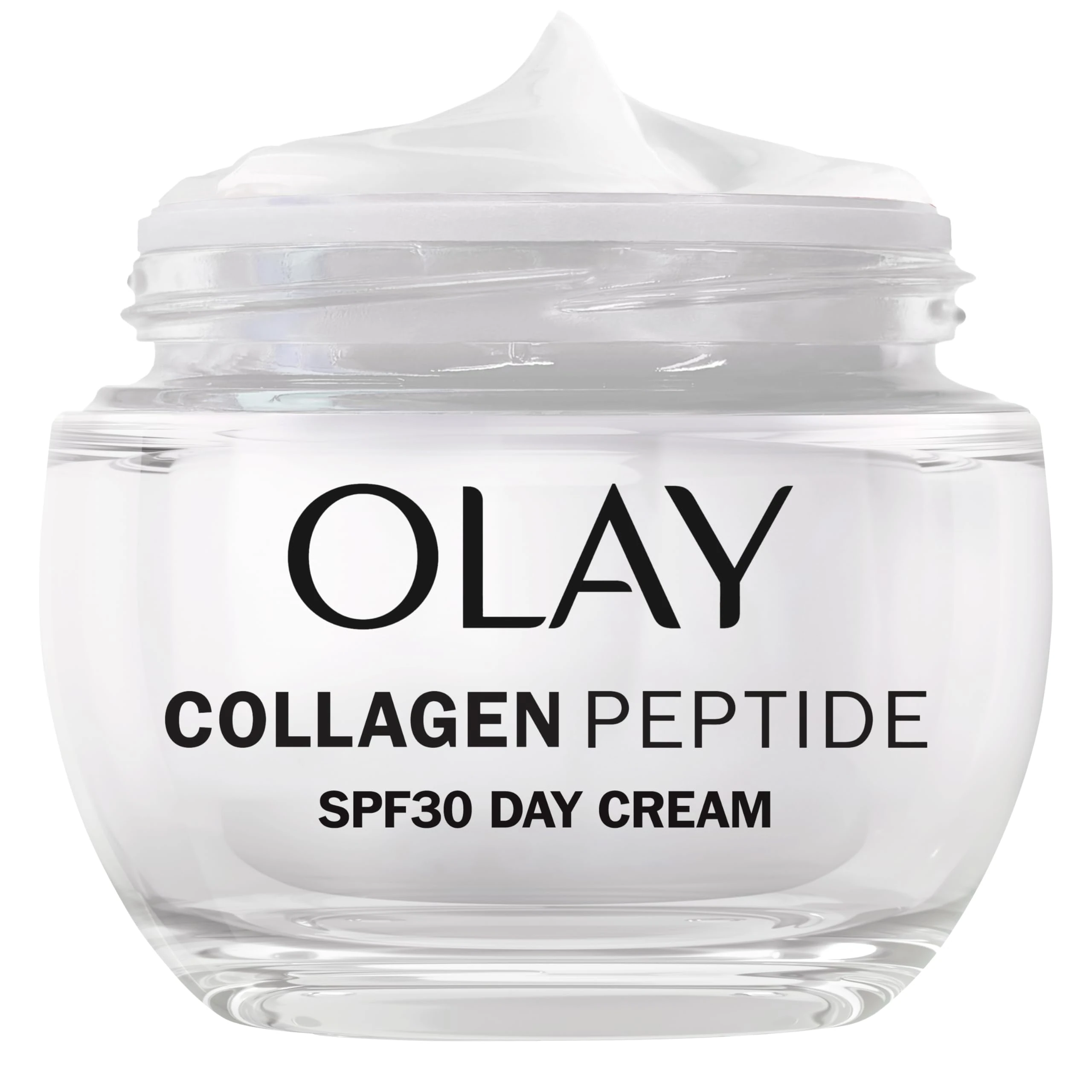 Olay Collagen Peptide Face Moisturiser Day Cream SPF30 - Skincare for Women, Niacinamide 99% Purity, Antioxidant Vitamin E, Advanced Anti-Aging Moisturiser; Strengthens, Restores, Hydrating, 50ml