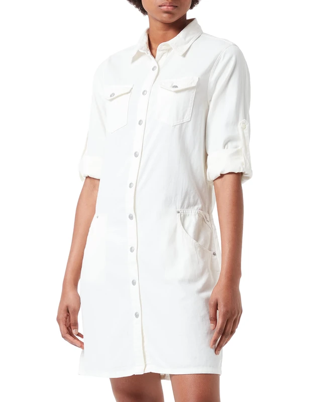 REPLAY Women's W9644 Dress, 11 Butter, XL