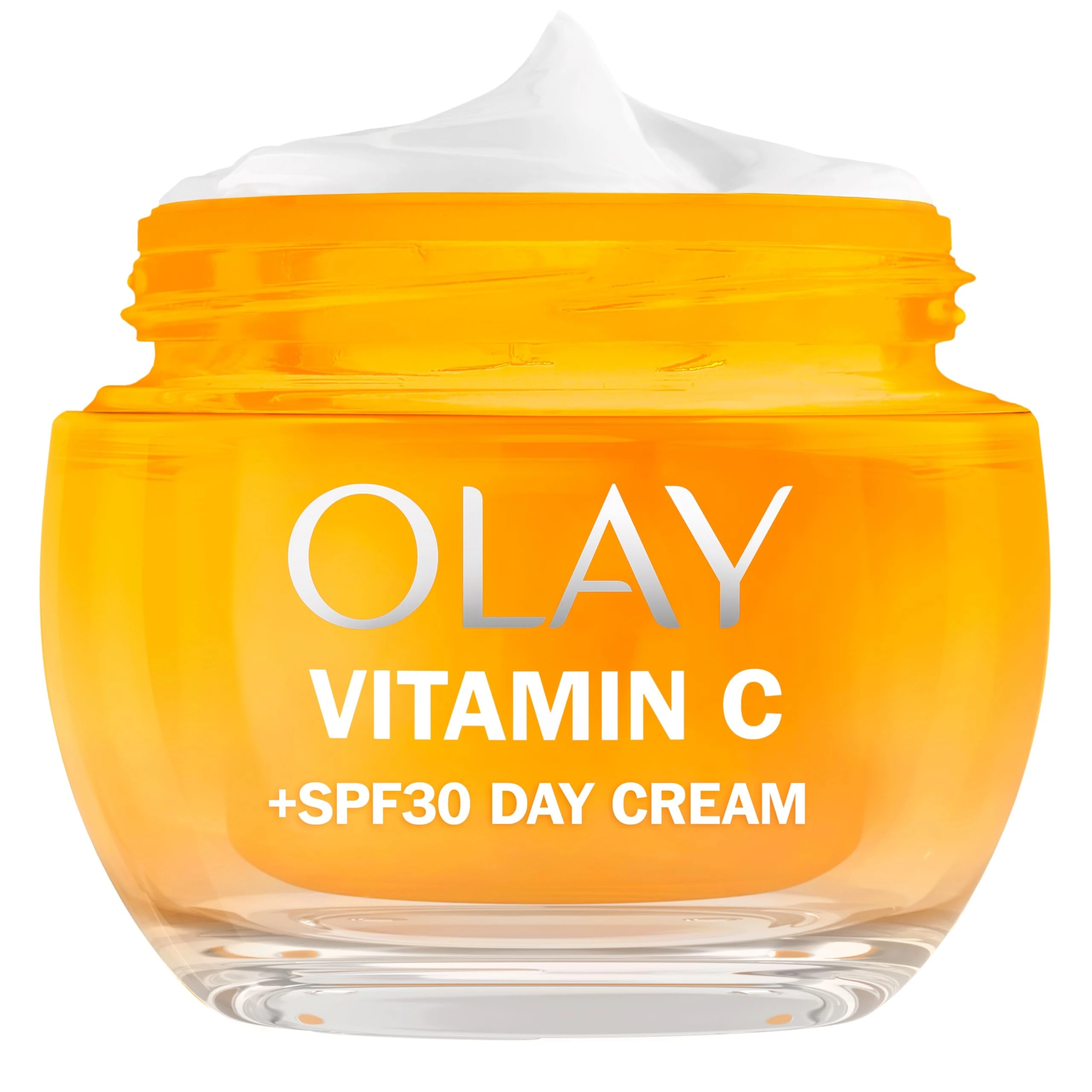 Olay Vitamin C Face Moisturiser Day Cream SPF 30, Niacinamide Brightening Skincare: Anti-Dark Spot, Evens, Hydrates, Non-Greasy, Non-Sticky with Sunscreen for a Healthy Glow, 50ml