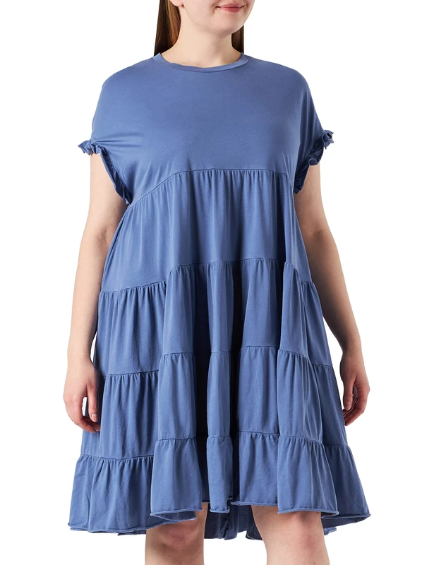REPLAY Women's W9747 .000.23100G Dress, 693 Blue Faded, XL