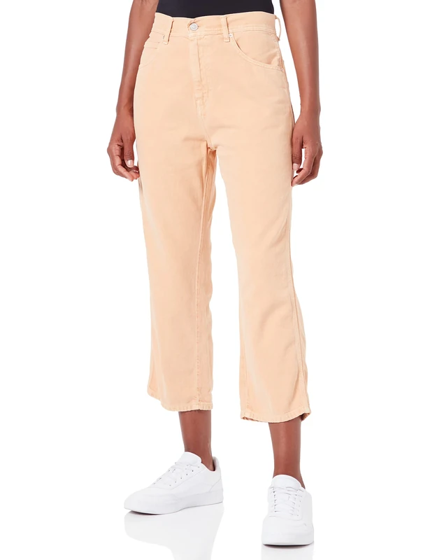 REPLAY Women's Tanya Jeans, 43 Light Orange, 28