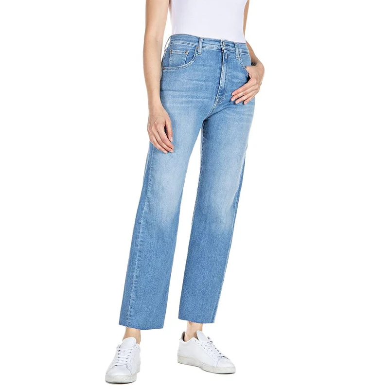 Replay Women's Reyne Jeans, 10 Blue Denim, 28W / 28L