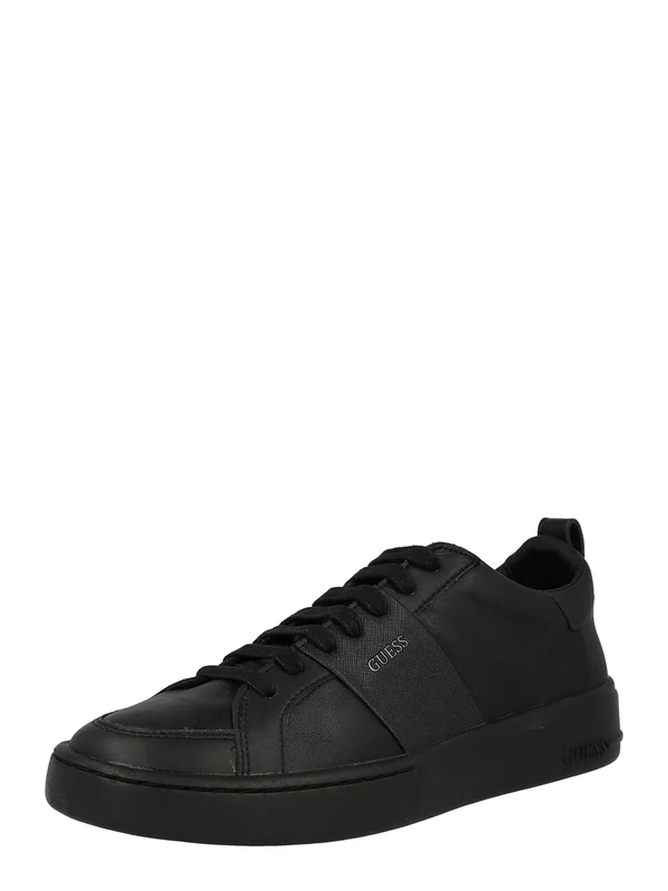 Guess Herren Verona Gymnastikschuh, Schwarz, 45 EU