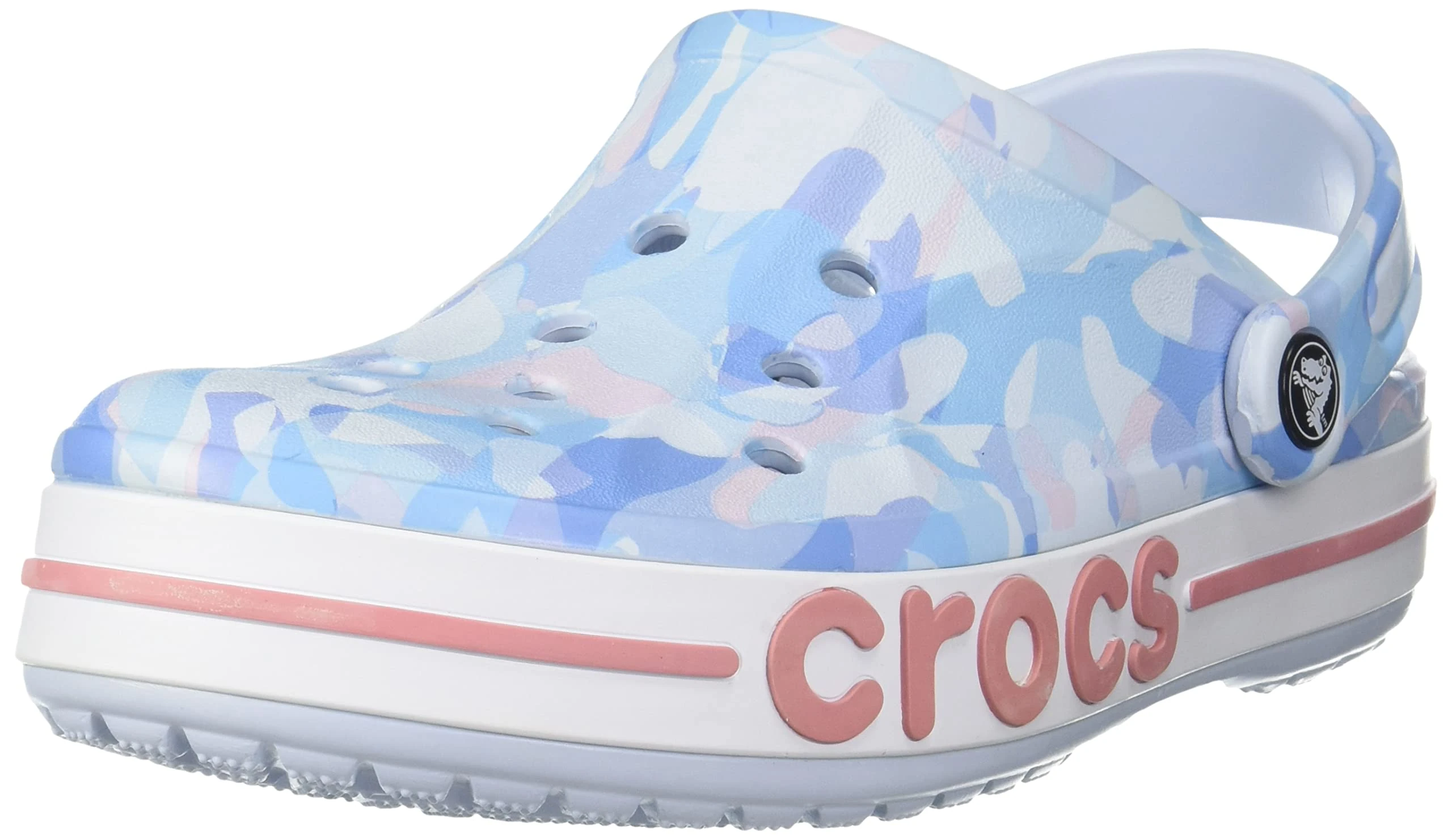 Crocs Bayaband Bubble Camo Clog Mineral Blue Size 7 UK Men/ 8 UK Women