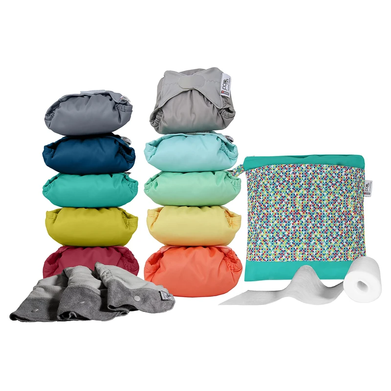 Close Premium Bamboo Nappy Set - Reusable Cloth Nappy Bundle