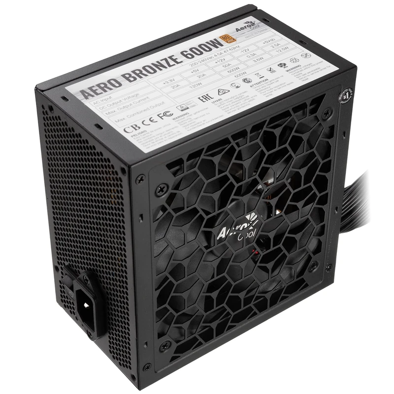 ATX AeroCool Aero Bronze Power Supply - 600W