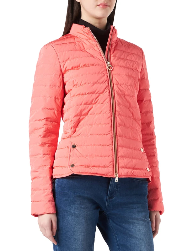 Geox W MYLUSE woman DOWN JACKET, SUNKIST CORAL, 10 - Image 1