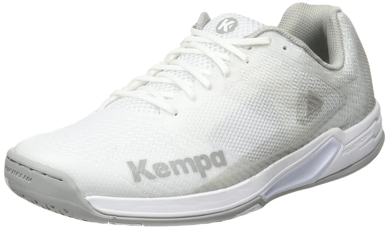 Kempa Wing 2.0 Women, Handball Shoe, Blanc/gris Froid,