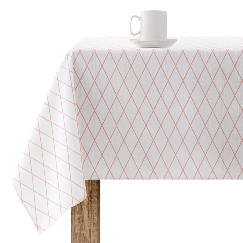 BELUM,Resinated Stain Resistant Rubber Tablecloth 140x140cm, Resinated Rectangular Table Rubber Tablecloth,Resinated Oilcloth Tablecloth in Various Sizes,Table Tablecloth,Kitchen Table Tablecloth - Image 1