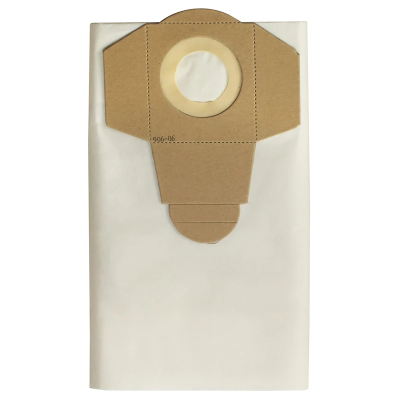 Vacmaster 45-50L Standard Filtration Dust Bags for 50-60L Wet & Dry Vacuum Cleaners and Dust Extractors (30 Pack), White