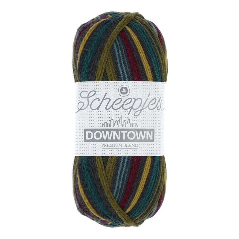 Scheepjes - Scheepjes Downtown 415 Tailor's Row Yarn - 5x50g