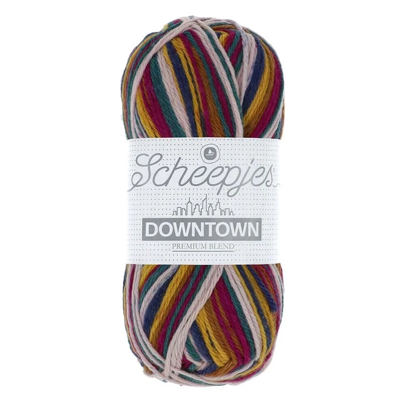 Scheepjes - Scheepjes Downtown 400 After Dark Yarn - 5x50g