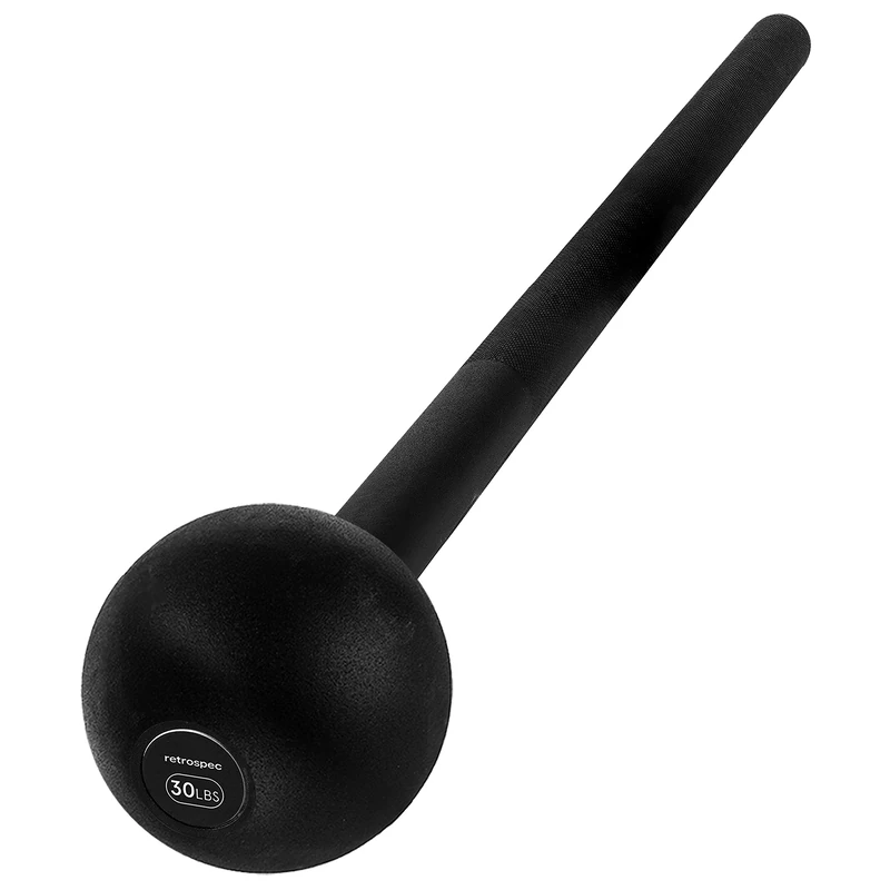 Retrospec Steel Macebell 5 to 30lbs for Men & Women Steel Mace Strength Training & Full Body Workouts