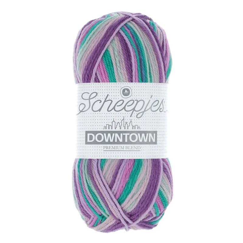 Scheepjes - Scheepjes Downtown 402 Morning Mist Yarn - 5x50g