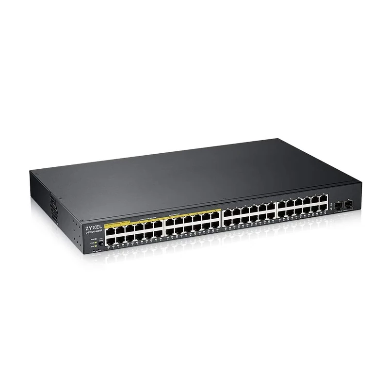 Zyxel GS1900-48HPV2 Gigabit PoE Switch - 24 PoE+, 2 SFP, Rackmount