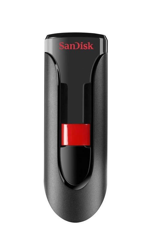 SANDISK Cruzer Glide USB Flash Drive 32GB (USB 2.0, storage for important files, Music, Photos and Videos, SecureAccess software, Password Protection, 128-bit AES encryption) Black - 3-pack