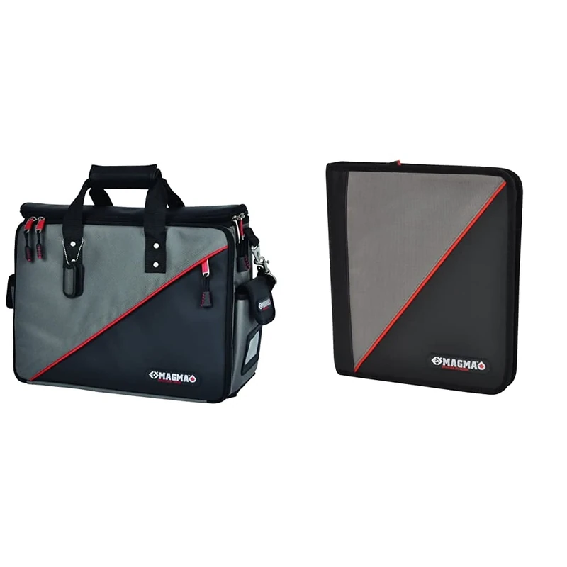 C.k Magma CK MA2630 Magma Technicians Tool Case, Black, 33 x 46 x 21 cm & Contractor’s Organiser