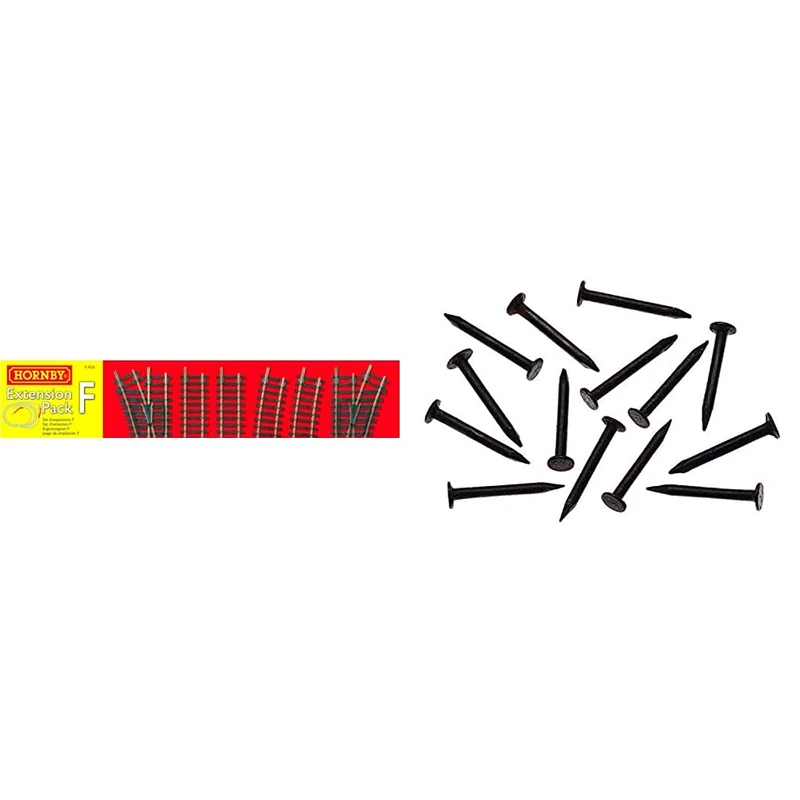Hornby R8226 Gauge Track Extension Pack F & R207 - Track Pins