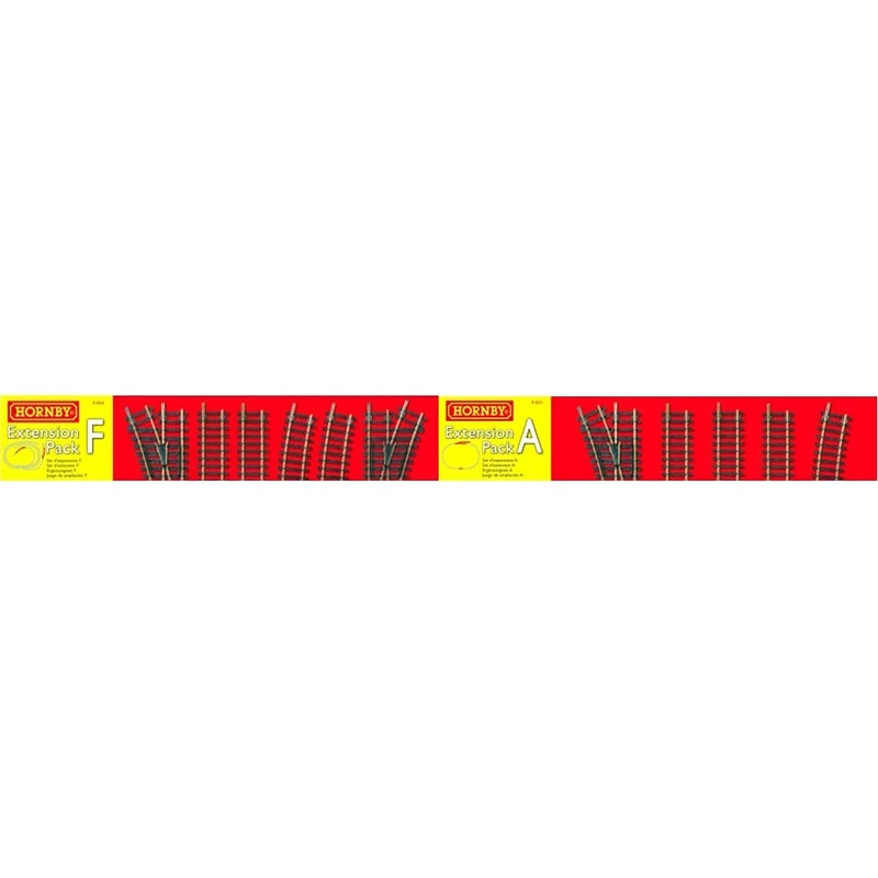 Hornby R8226 Gauge Track Extension Pack F & R8221 00 Gauge Track Extension Pack A