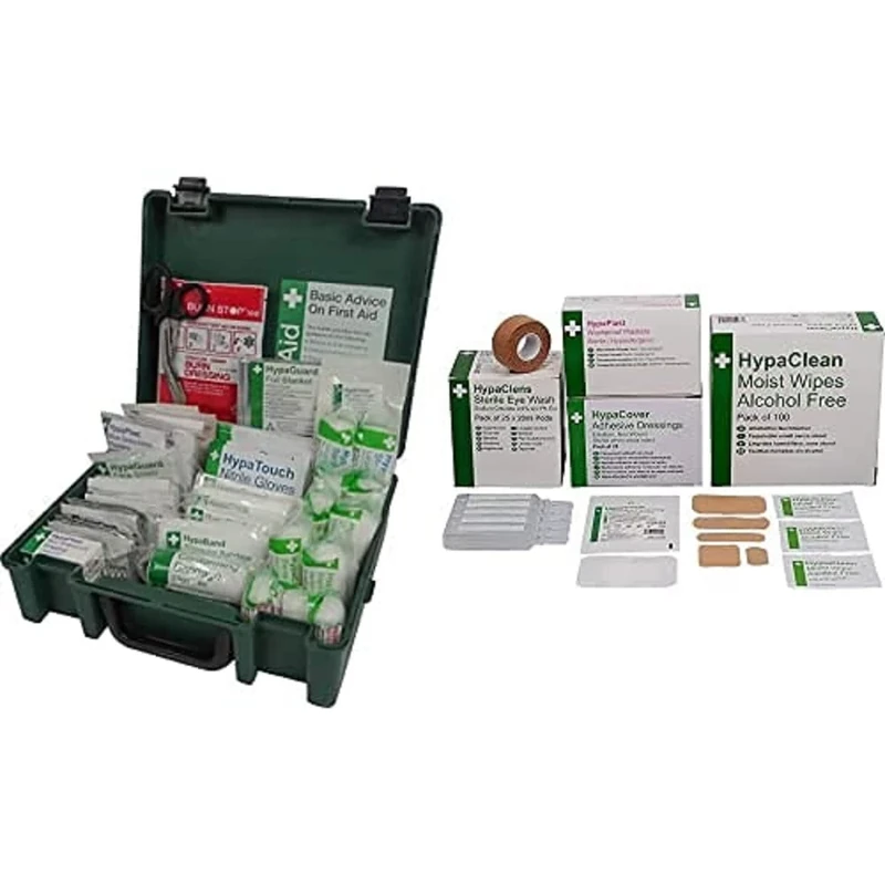 Safety First Aid Economy Catering First Aid Kits, Small with Extra Essentials Supersize Kit