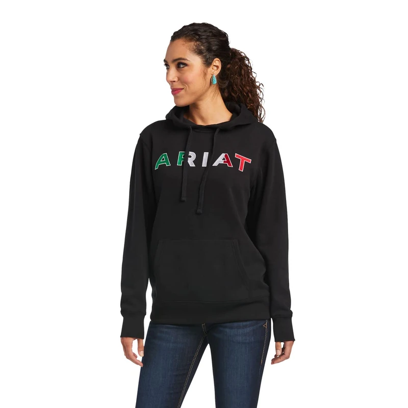 ARIAT Mexico Hoodie Black