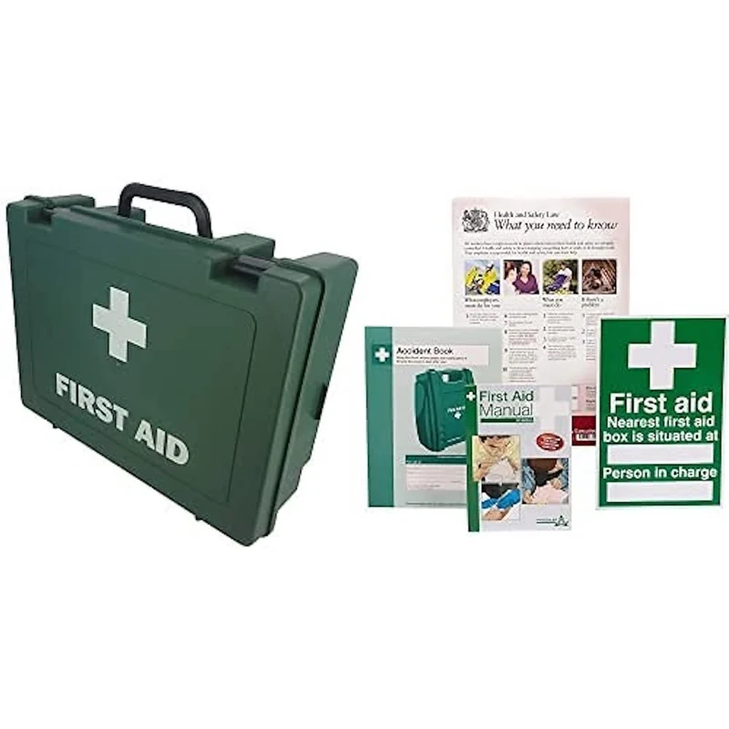 Safety First Aid Economy Catering First Aid Kits, Large with HSE Compliance Supersize Kit