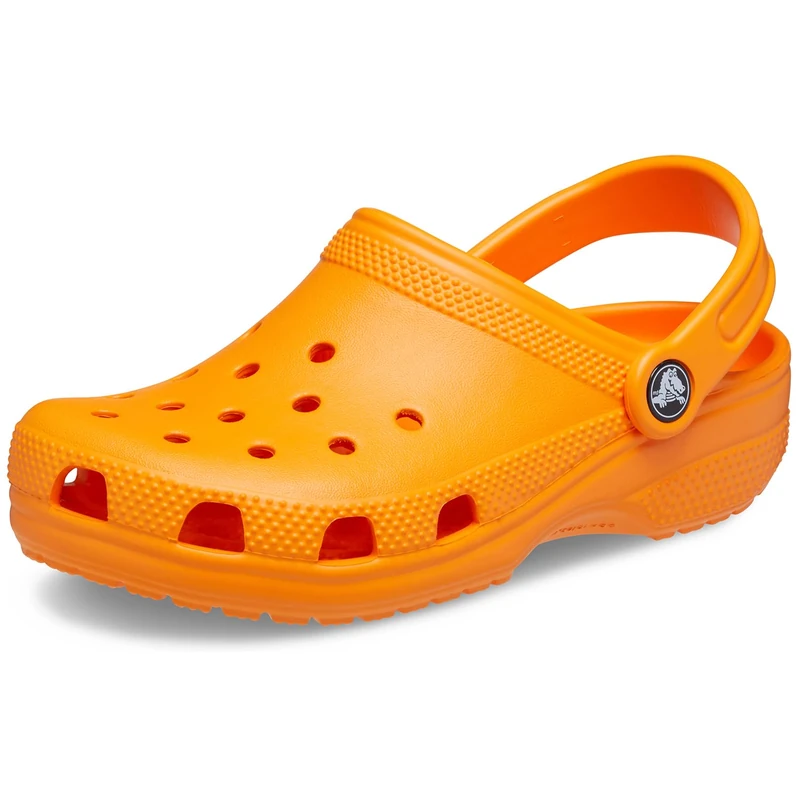 Crocs Unisex Kids Classic Clog T Clog, Orange Zing, 5 UK Child