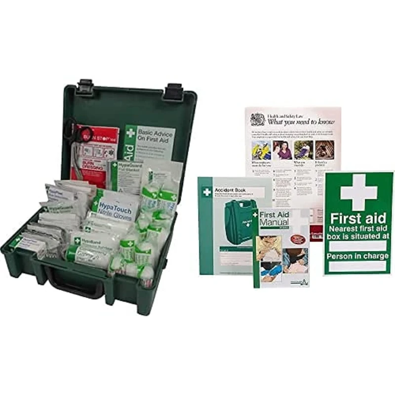 Safety First Aid Economy Catering First Aid Kits, Medium with HSE Compliance Supersize Kit