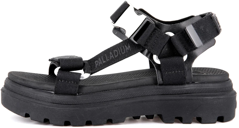 Palladium, PALLACRUISE STRAP, Sandales female, Black, 8 UK