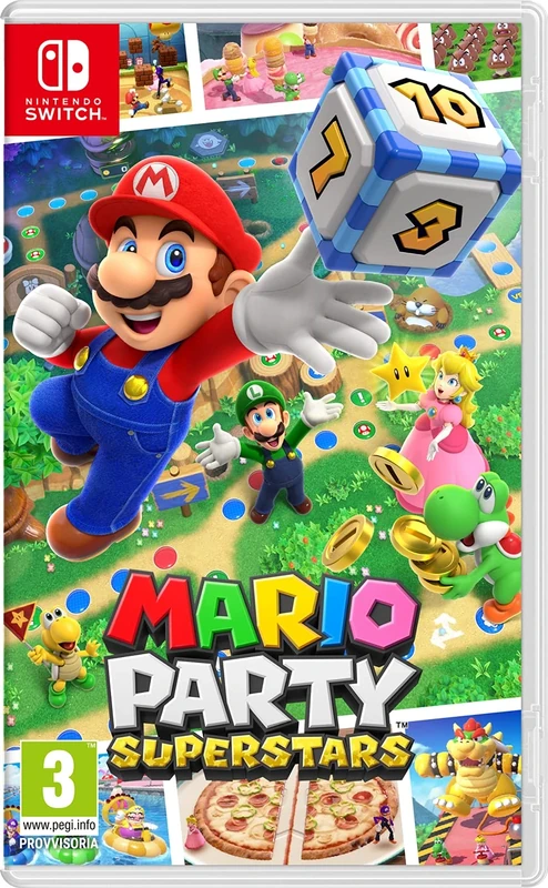 Mario Party Superstars - Nintendo Video Game - Ed. Italian - Version on map