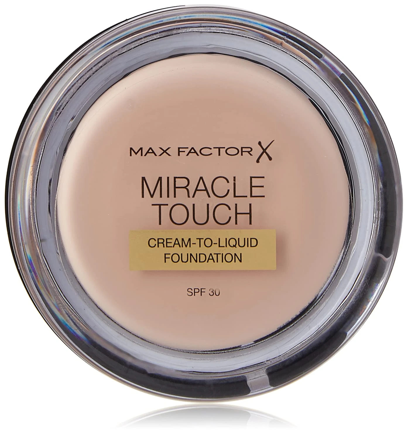 Max Factor Miracle Touch Foundation, New and Improved Formula, SPF 30 and Hyaluronic Acid, Rose Ivory