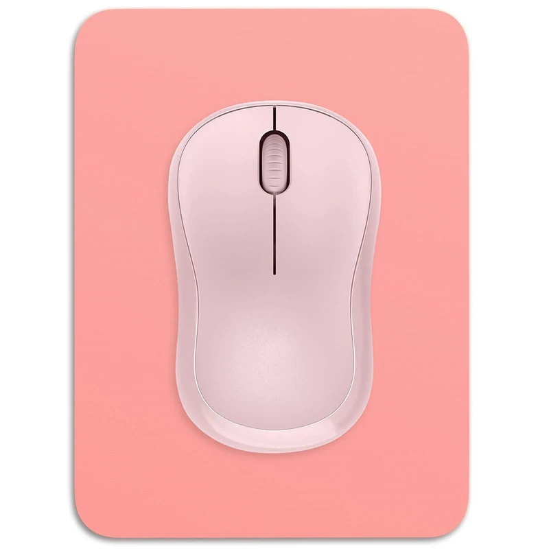 Dapesuom Mouse Pad, Small Mouse Pad 6 x 8 Inch with Non-Slip Rubber Base, Waterproof Mouse Mat, Mini Mouse Pad for Women Kids Men Wireless Mouse Laptops Keyboard Tray Home Office Travel, Rose Pink