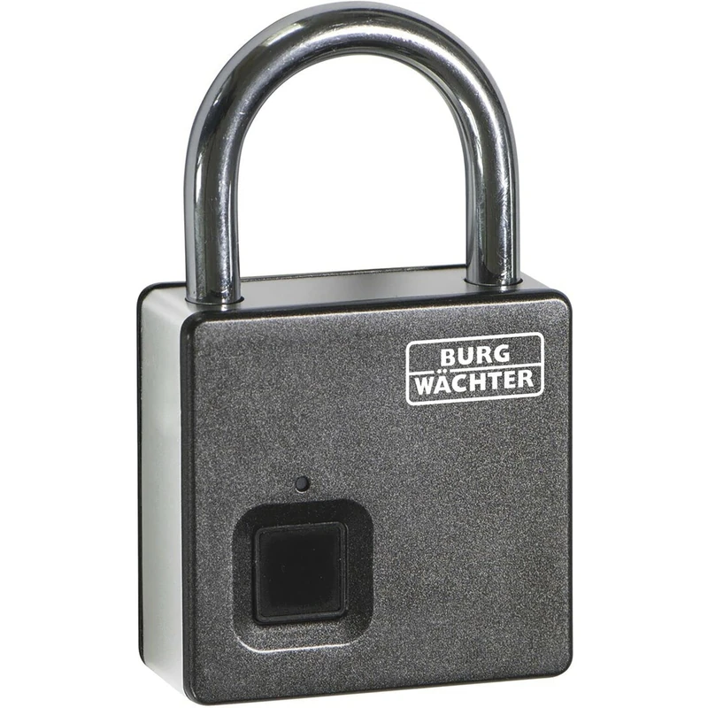 Burg Wächter Scan & Lock 610/53 SB Padlock 53 mm Fingerprint Lock