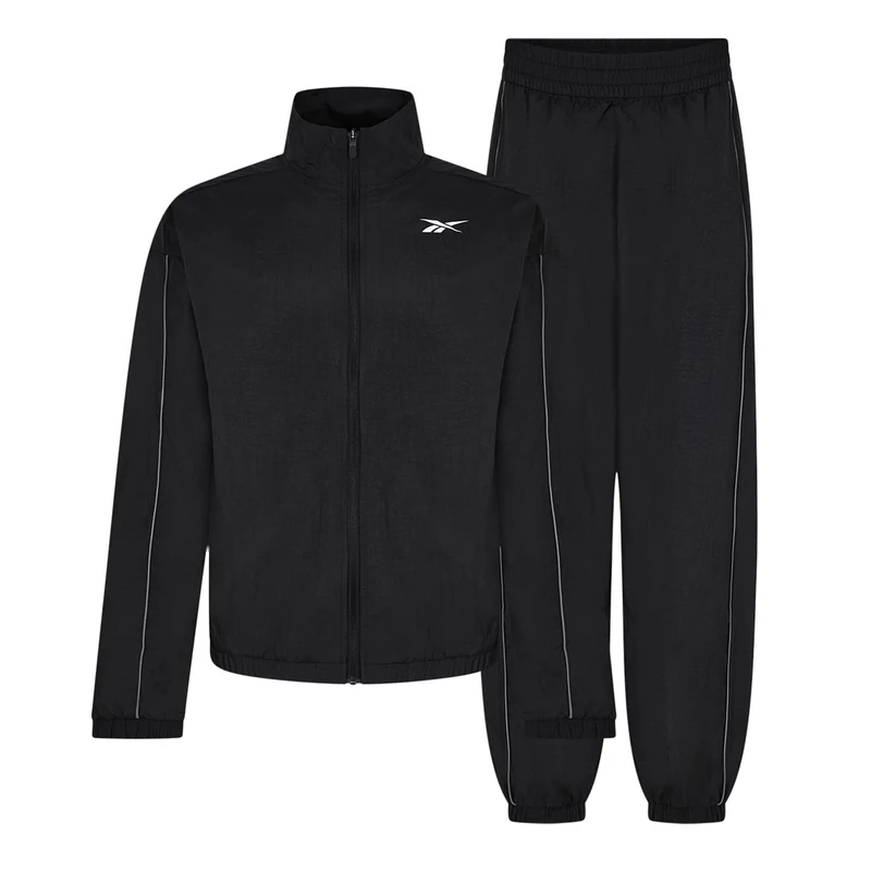Reebok Men's Workout Ready Tracksuit, Night Black, L - Image 1