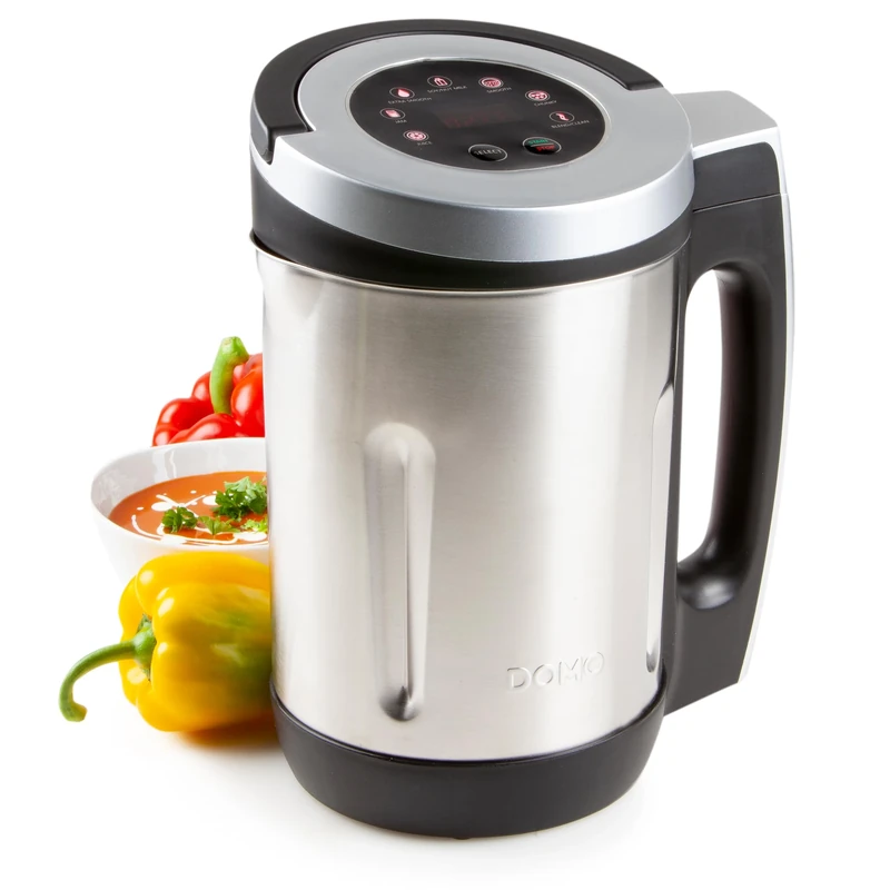 Domo DO716BL Soup Maker Stainless Steel, Black