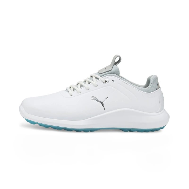 PUMA Women's Ignite PRO WMNS Golf Shoe, White-Silver-Scuba Blue, 5 UK - Image 1