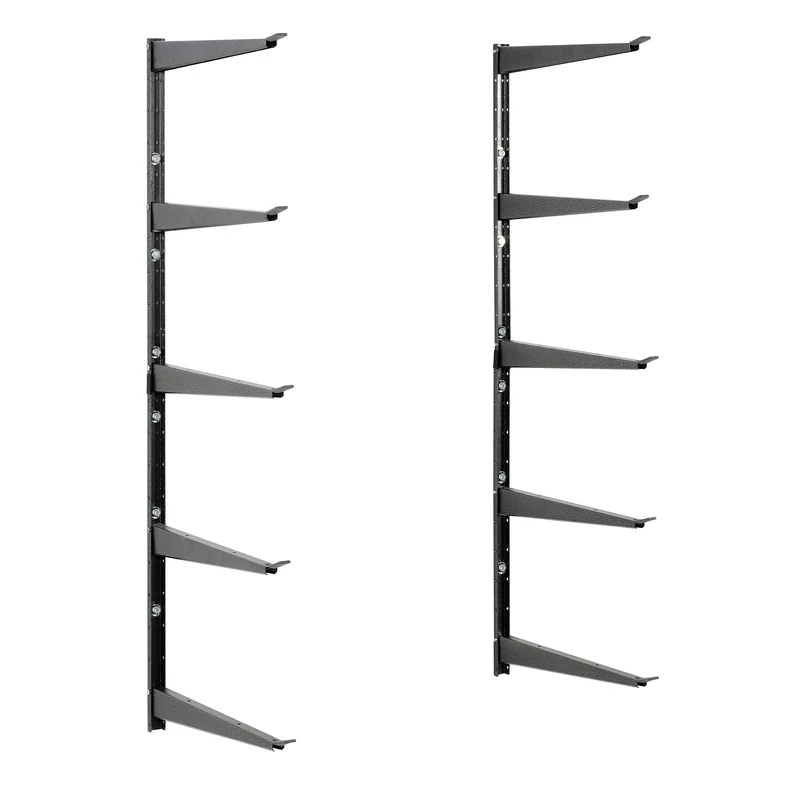 Delta Heavy-Duty Storage Rack - Wall-Mounted Lumber Rack for Garage, Shed, Basement - Adjustable Arms for Tools, Gear, Equipment - Strong Durable, 800lb Capacity - Easy to Install, Hardware Included