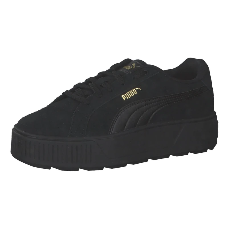 Puma Women Karmen Sneakers, Puma Black-Puma Team Gold, 3.5 UK - Image 1