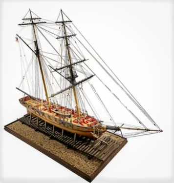Model Expo MS2110 1/64 Prince de Neufchatel Model Kit, Multi-Coloured - Image 1