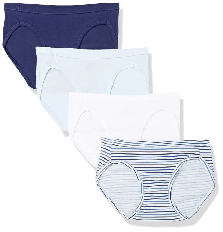 Hanes Ultimate Women's 5-Pack Ultimate ComfortSoft Stretch Bikini Panty