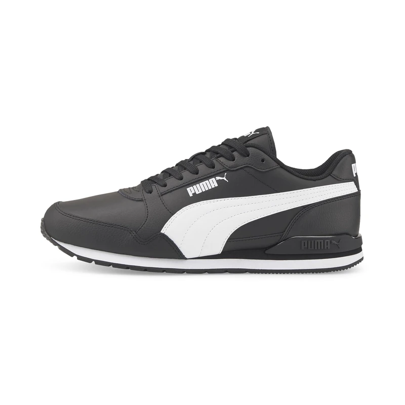 Puma Unisex Adults St Runner V3 L Sneakers, Puma Black-Puma White, 12 UK - Image 1