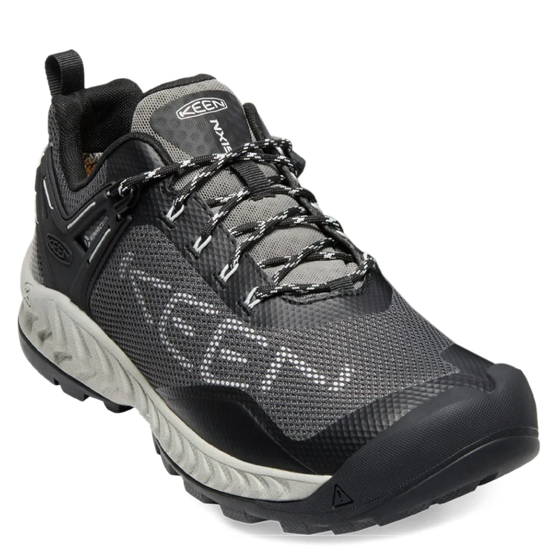KEEN Men’s NXIS EVO Waterproof Low Height Hiking Shoes, Magnet/Vapor, 9 UK