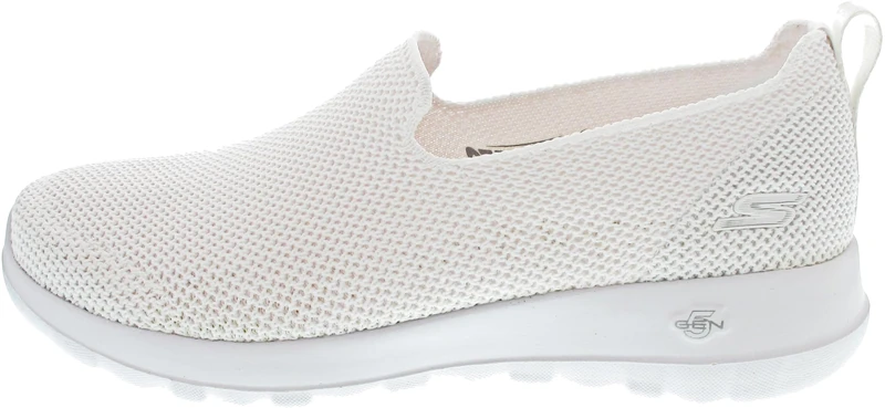 Skechers Women's Go Walk Joy-Sensational Day Sneaker, White, 3.5 UK