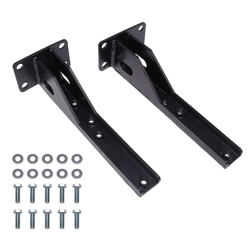 ELITEWILL 2Pcs XJ Rear Bumper Brackets Support Compatible with 1986-2001 Jeep Cherokee XJ DIY