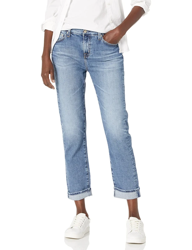 AG Adriano Goldschmied Women's Ex-Boyfriend High Rise Slouchy Slim Jean, 16 Years Hudson, 31